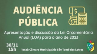 Audiência Pública - LOA 2023 Audiência Pública - LOA 2023