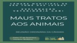 Palestra - Maus Tratos aos Animais Palestra - Maus Tratos aos Animais