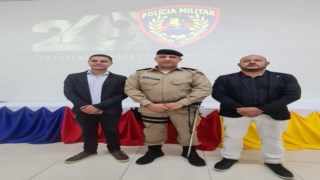Município marca presença na transmissão de comando da Polícia Militar. Município marca presença na transmissão de comando da Polícia Militar.