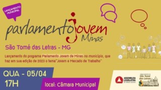 Lançamento do Programa Parlamento Jovem de Minas Lançamento do Programa Parlamento Jovem de Minas